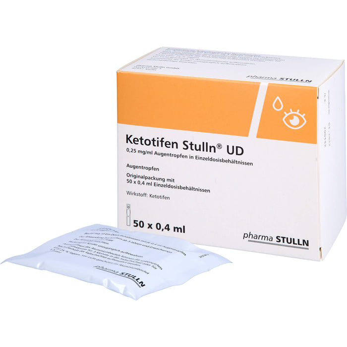 Ketotifen Stulln UD Augentropfen bei allergischer Konjuktivitis, 50 pcs. Single dose containers