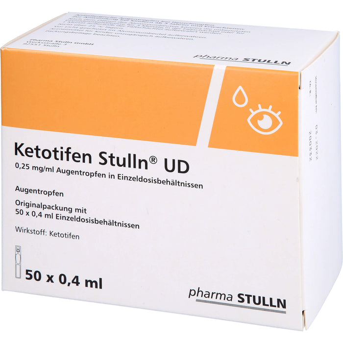 Ketotifen Stulln UD Augentropfen bei allergischer Konjuktivitis, 50 St. Einzeldosisbehältnisse