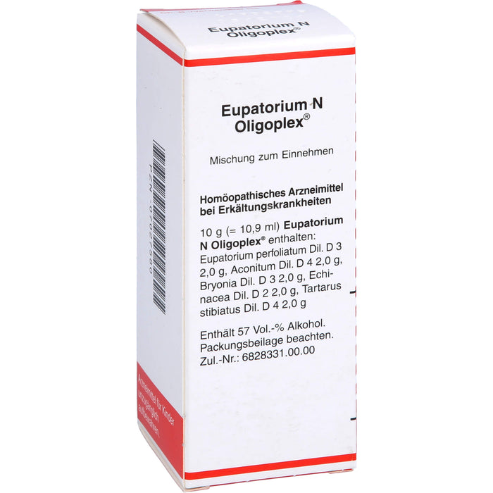 Eupatorium N Oligoplex Mischung bei Erkältungen, 50 ml Solution