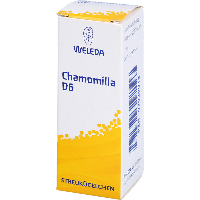 Chamomilla D6 Weleda Globuli, 10 g Globuli