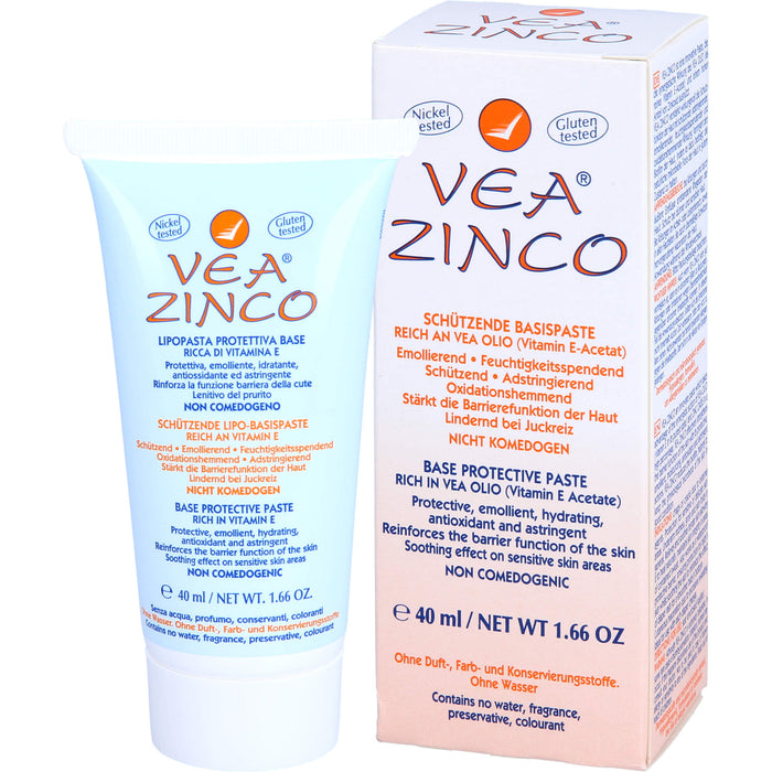 VEA ZINCO schützende Paste mit Zinkoxid, 40 ml Pâte