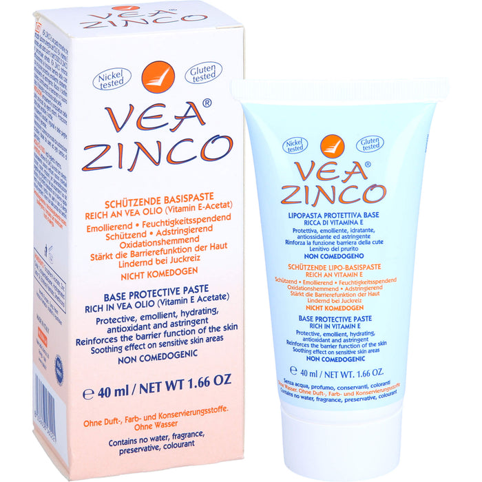 VEA ZINCO schützende Paste mit Zinkoxid, 40 ml Pâte