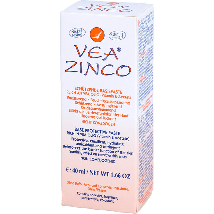 VEA ZINCO schützende Paste mit Zinkoxid, 40 ml Pâte