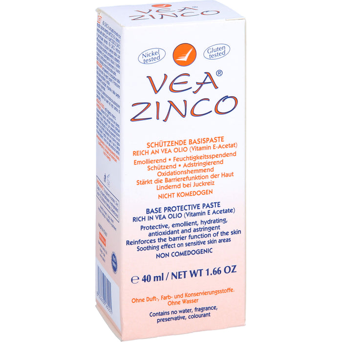 VEA ZINCO schützende Paste mit Zinkoxid, 40 ml Pâte