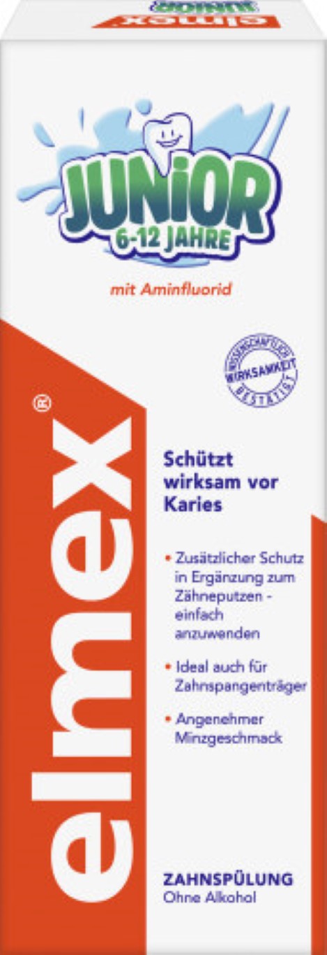 elmex Junior Zahnspülung, 400 ml Packung