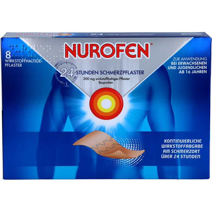 Nurofen Gelenk- und Muskelschmerzlinderung Ibuprofen 200 mg medizinisches Pflaster, 8 pcs. Patch