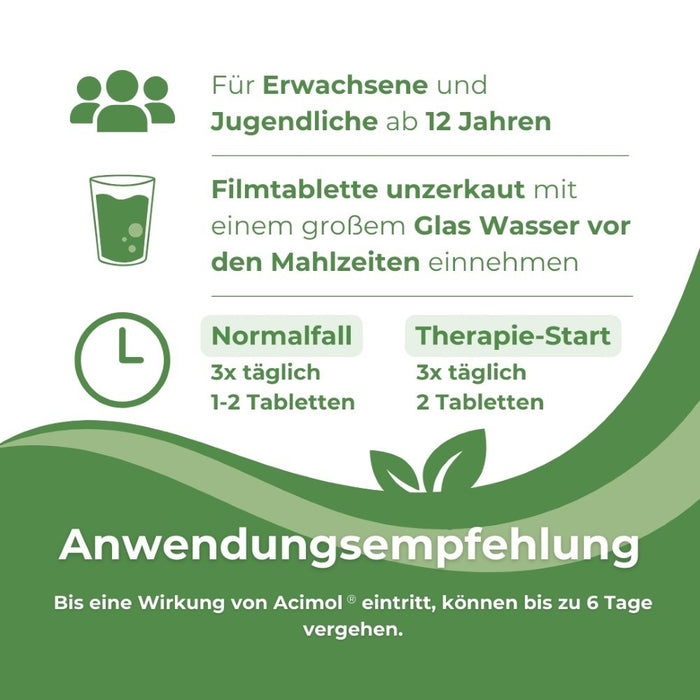 Acimol 500 mg  mit pH-Teststreifen, 48 St. Tabletten