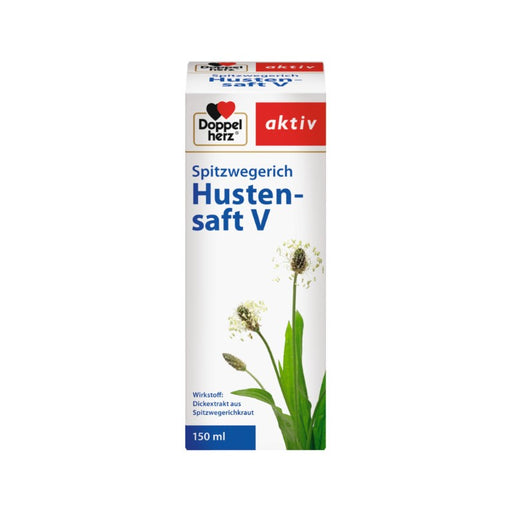 Doppelherz aktiv Spitzwegerich Hustensaft V, 150 ml Lösung