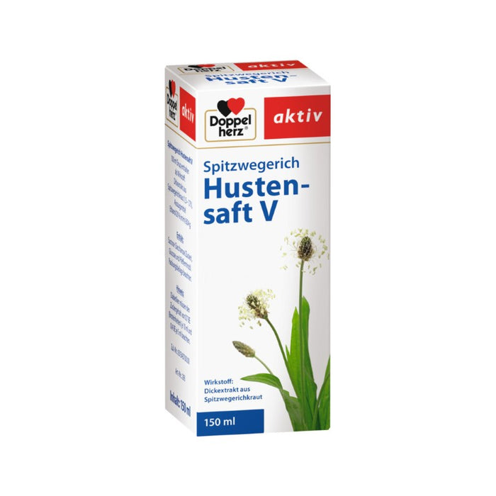 Doppelherz aktiv Spitzwegerich Hustensaft V, 150 ml Lösung