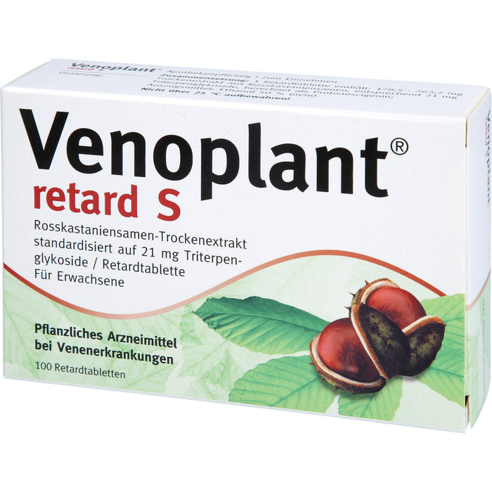 Venoplant retard S Tabletten bei Schmerzen und Schweregefühl in den Beinen, 100 pc Tablettes