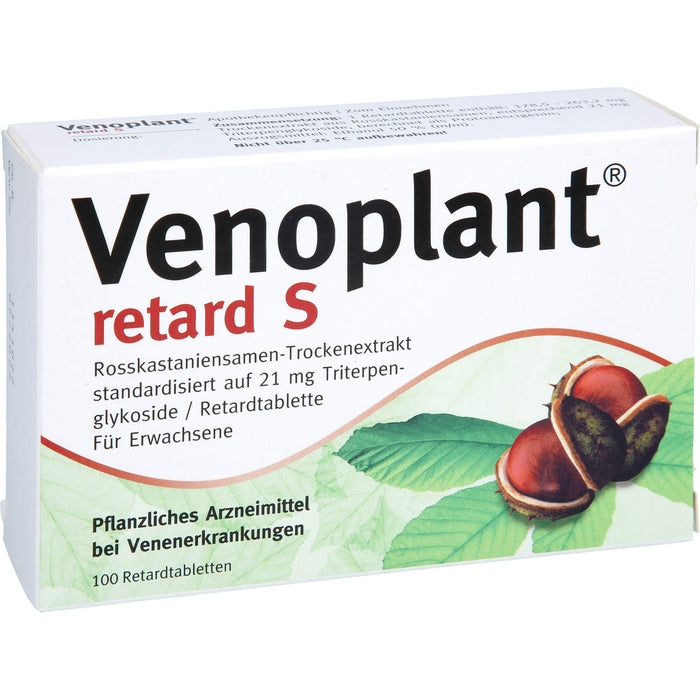 Venoplant retard S Tabletten bei Schmerzen und Schweregefühl in den Beinen, 100 pc Tablettes