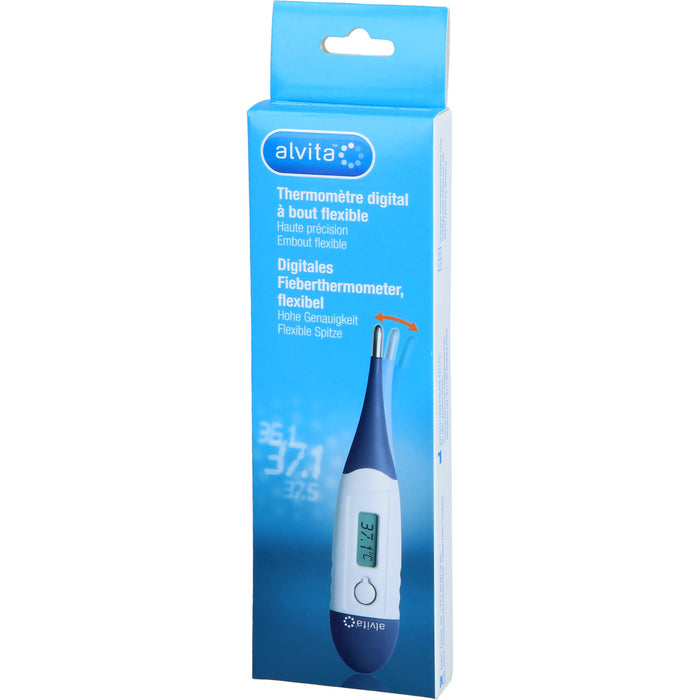Alvita Digitales Fieberthermometer flexibel, 1 St
