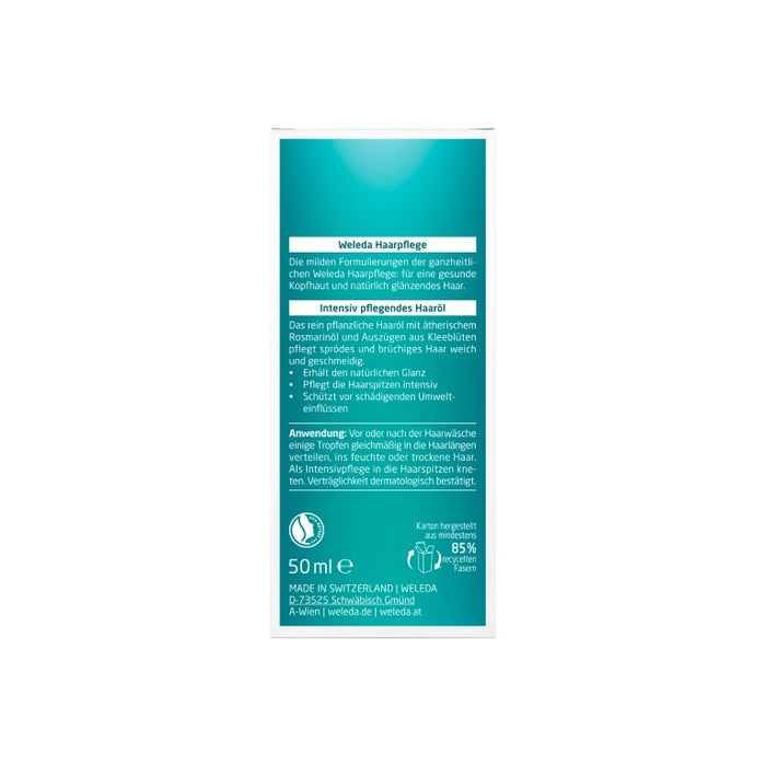 Weleda Intensiv Pflegendes Haaröl, 50 ml Huile