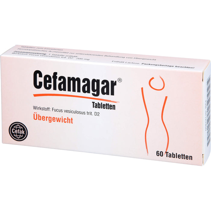 Cefamagar Tabletten bei Übergewicht, 60 pcs. Tablets