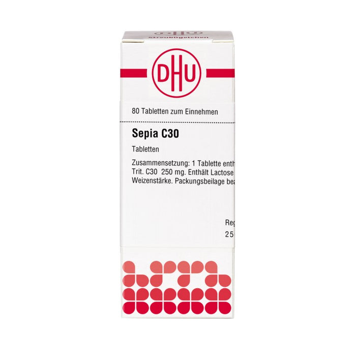 DHU Sepia C30 Tabletten, 80 pc Tablettes