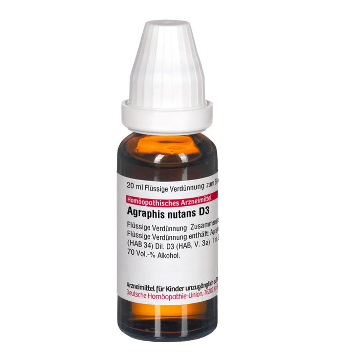 Agraphis nutans D3 DHU Dilution, 20 ml Solution