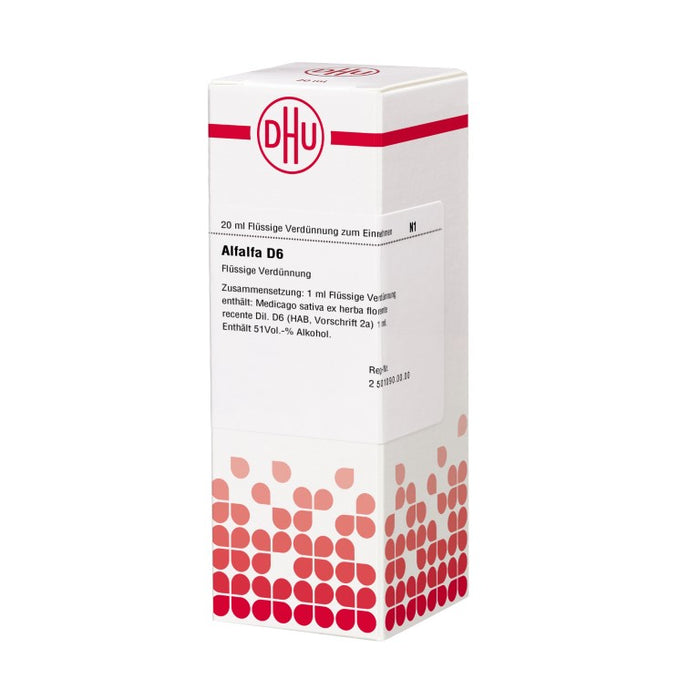 Alfalfa D6 DHU Dilution, 20 ml Solution