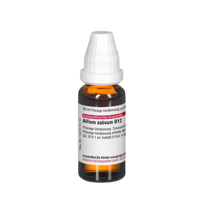 Allium sativum D12 DHU Dilution, 20 ml Solution