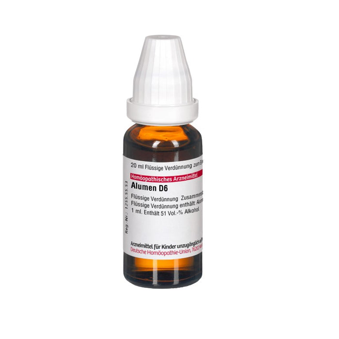 Alumen D6 DHU Dilution, 20 ml Solution