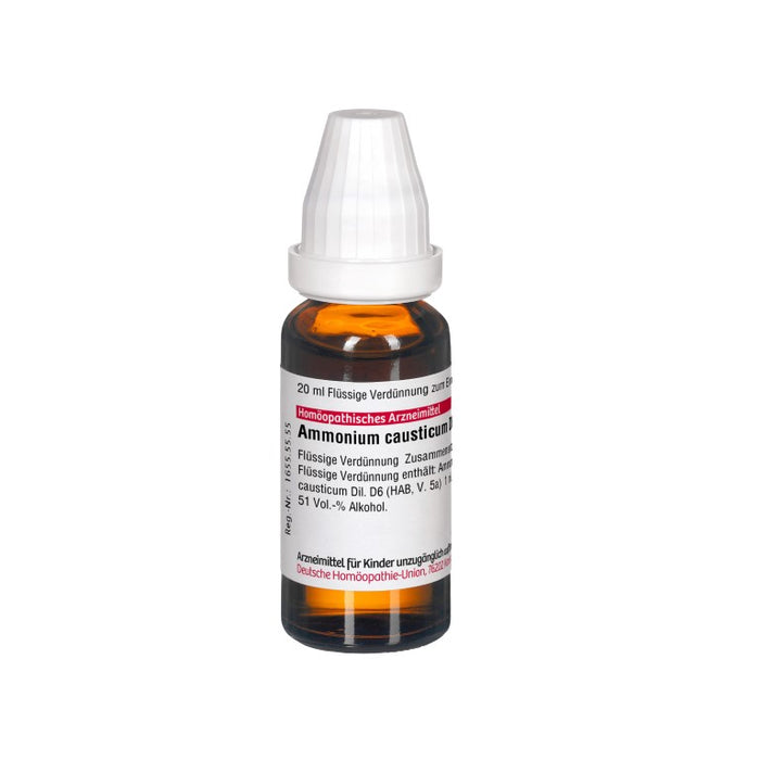 Ammonium causticum D6 DHU Dilution, 20 ml Solution