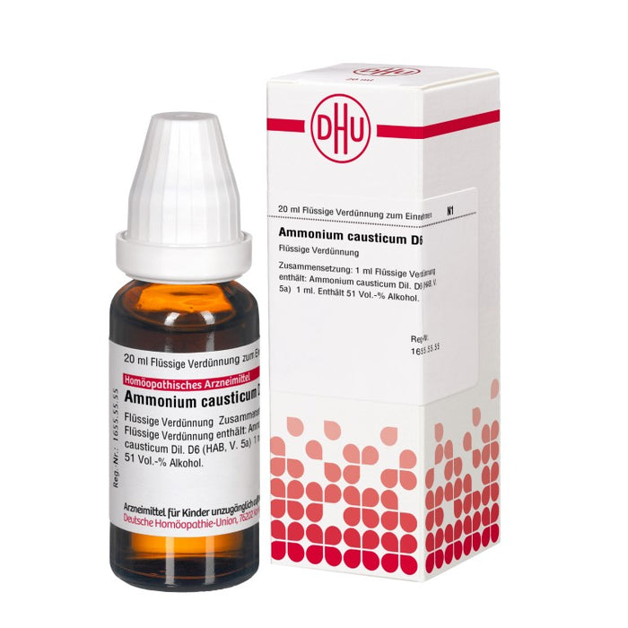 Ammonium causticum D6 DHU Dilution, 20 ml Solution