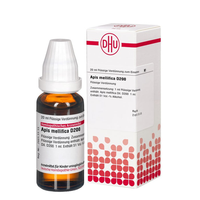 Apis mellifica D200 DHU Dilution, 20 ml Solution