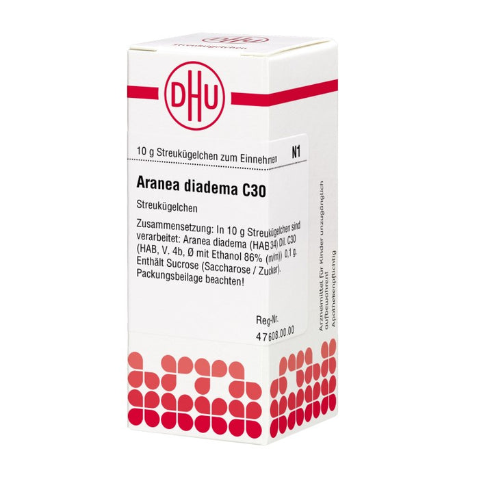 Aranea diadema C30 DHU Globuli, 10 g Globules