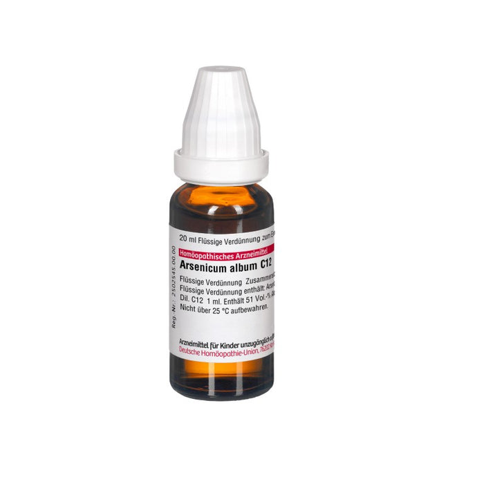 DHU Arsenicum album C12 Dilution, 20 ml Solution
