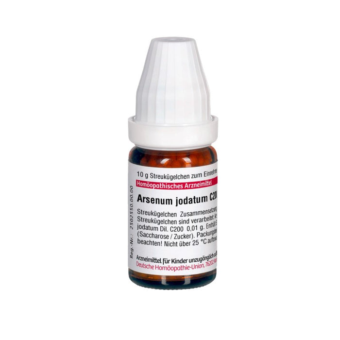 Arsenum jodatum C200 DHU Globuli, 10 g Globules