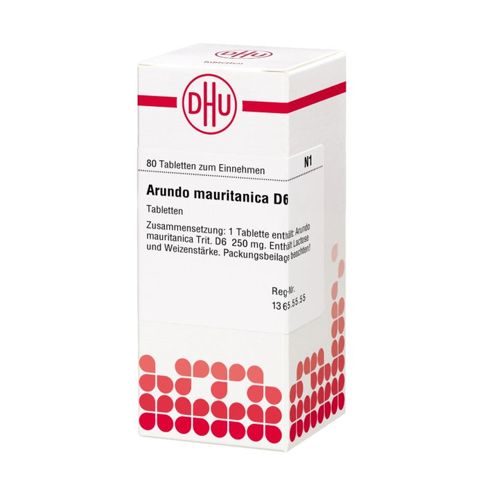 Arundo mauritanica D6 DHU Tabletten, 80 pcs. Tablets