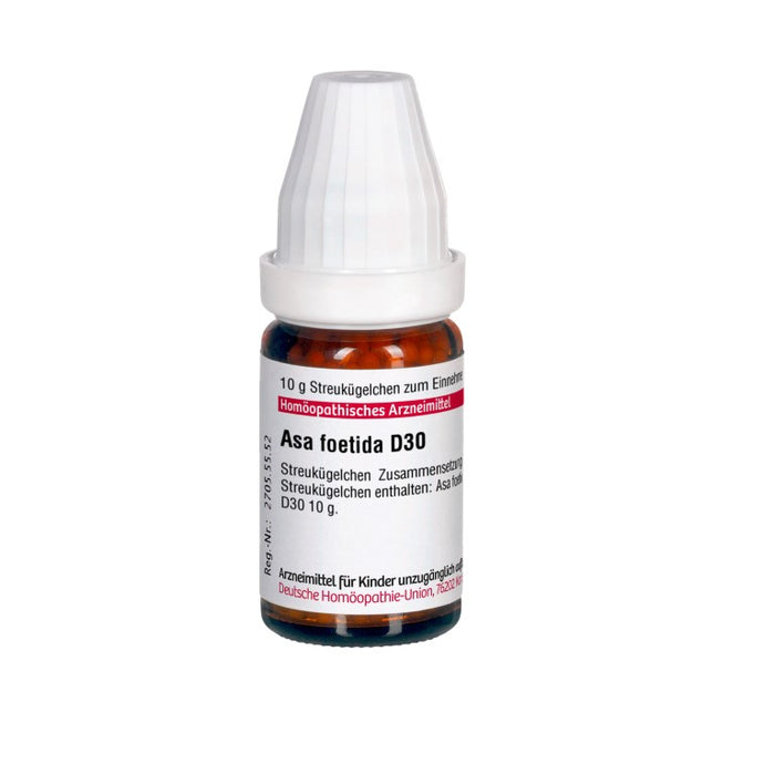 Asa foetida D30 DHU Globuli, 10 g Globules