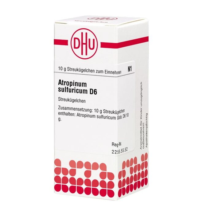 DHU Atropinum sulfuricum D 6 Streukügelchen, 10 g Globules