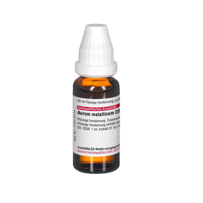 DHU Aurum metallicum D200 Dilution, 20 ml Solution
