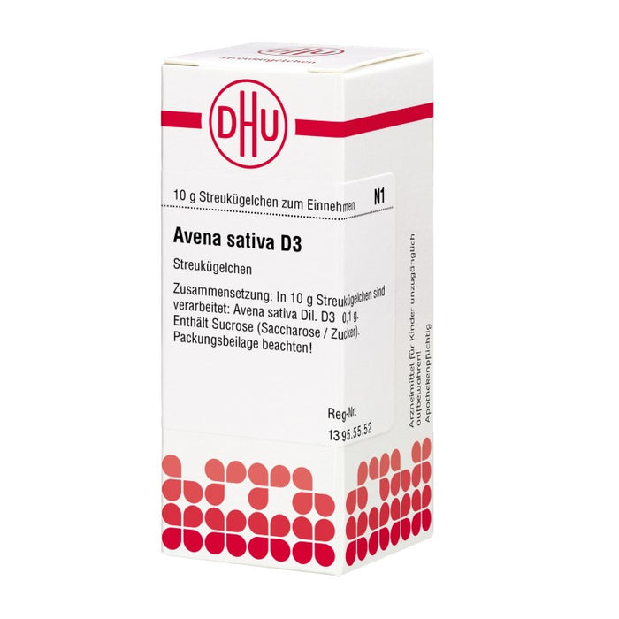 Avena sativa D3 DHU Globuli, 10 g Globules