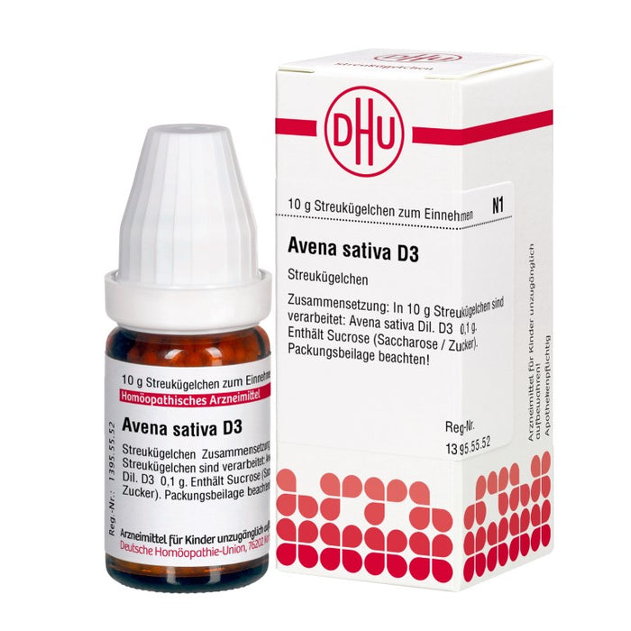 Avena sativa D3 DHU Globuli, 10 g Globules
