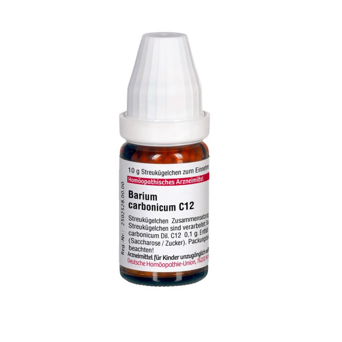 Barium carbonicum C12 DHU Globuli, 10 g Globules