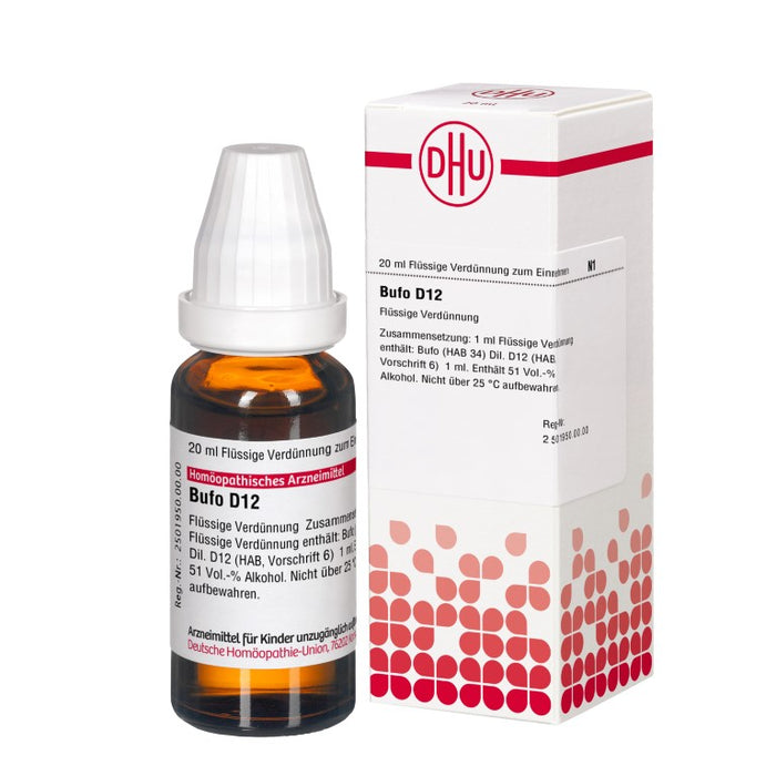 Bufo D12 DHU Dilution, 20 ml Solution