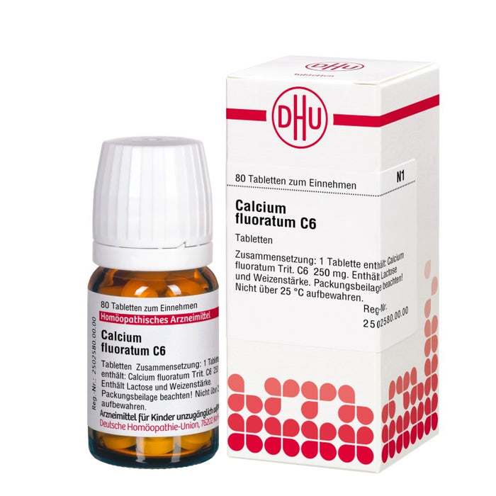 Calcium fluoratum C6 DHU Tabletten, 80 pcs. Tablets