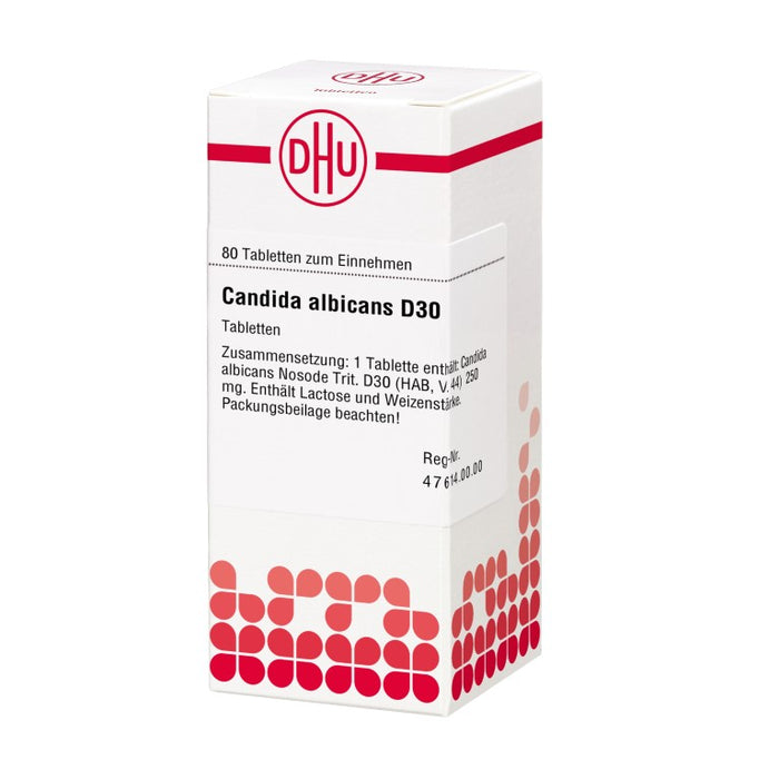 Candida albicans D30 DHU Tabletten, 80 pc Tablettes