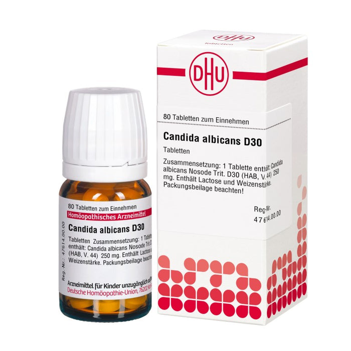 Candida albicans D30 DHU Tabletten, 80 pc Tablettes