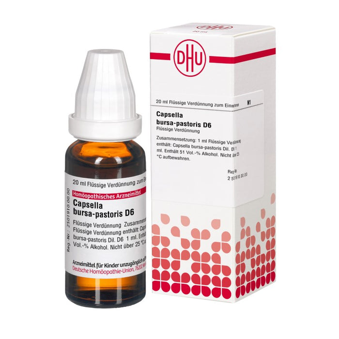 Capsella bursa-pastoris D6 DHU Dilution, 20 ml Solution