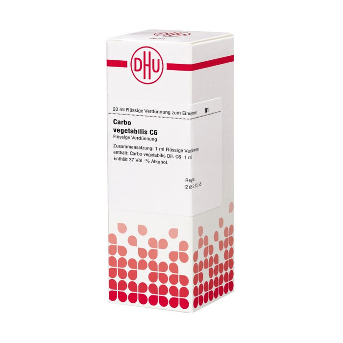 DHU Carbo vegetabilis C6 Dilution, 20 ml Solution