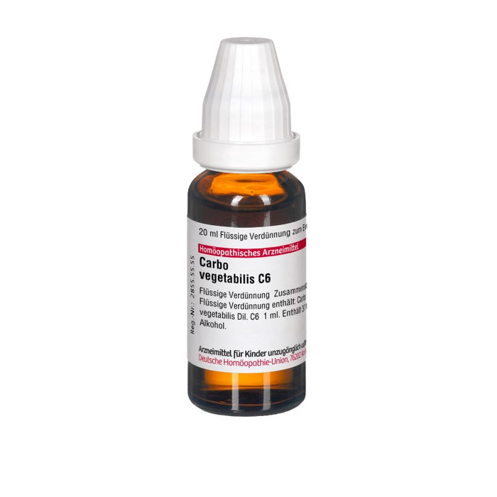 DHU Carbo vegetabilis C6 Dilution, 20 ml Solution