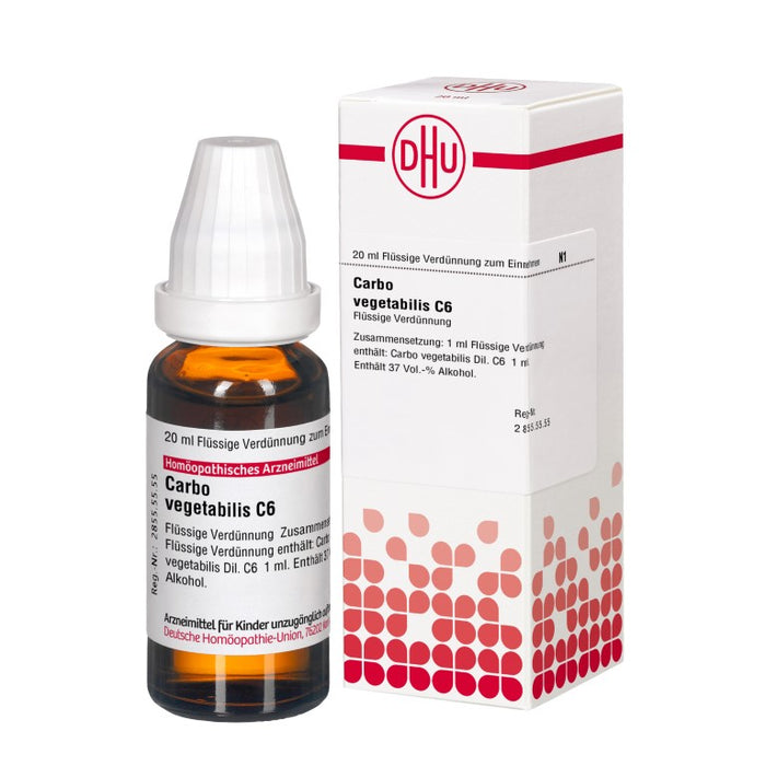 DHU Carbo vegetabilis C6 Dilution, 20 ml Solution