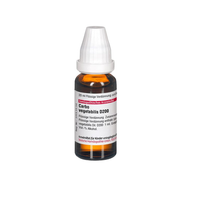 DHU Carbo vegetabilis D200 Dilution, 20 ml Solution