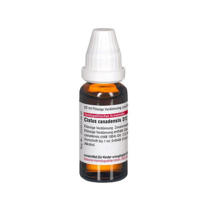 DHU Cistus canadensis D12 Dilution, 20 ml Solution