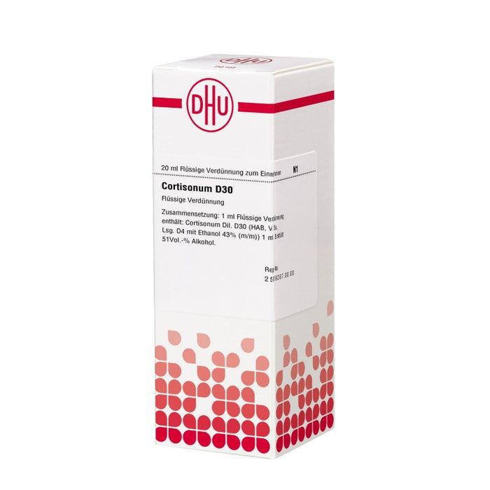 Cortisonum D30 DHU Dilution, 20 ml Solution
