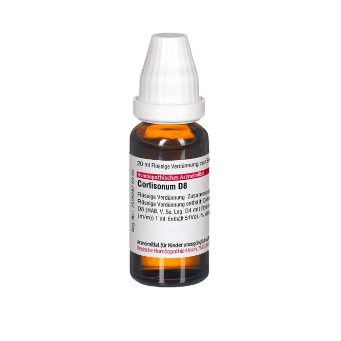 Cortisonum D8 DHU Dilution, 20 ml Solution