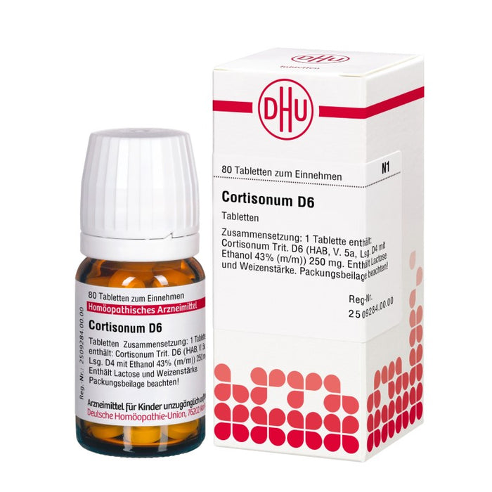 Cortisonum D6 DHU Tabletten, 80 pcs. Tablets