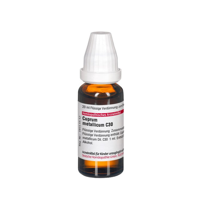 Cuprum metallicum C30 DHU Dilution, 20 ml Solution